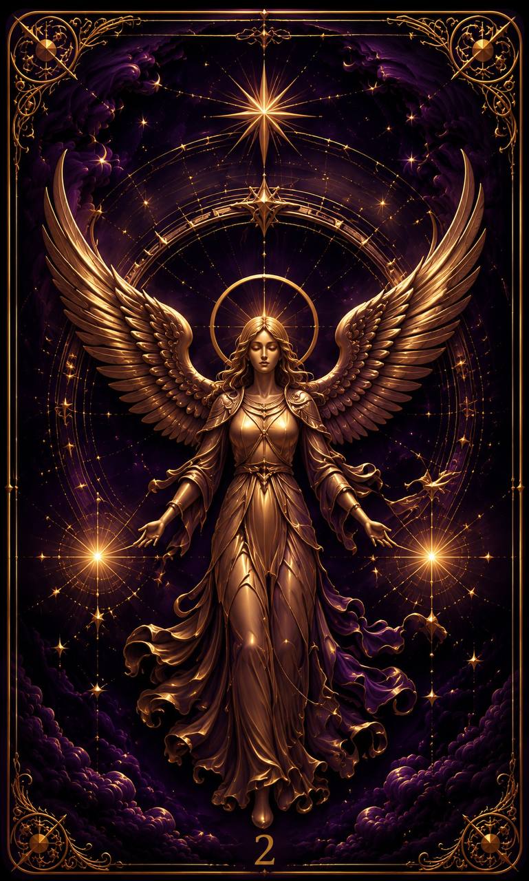 Tarot card back