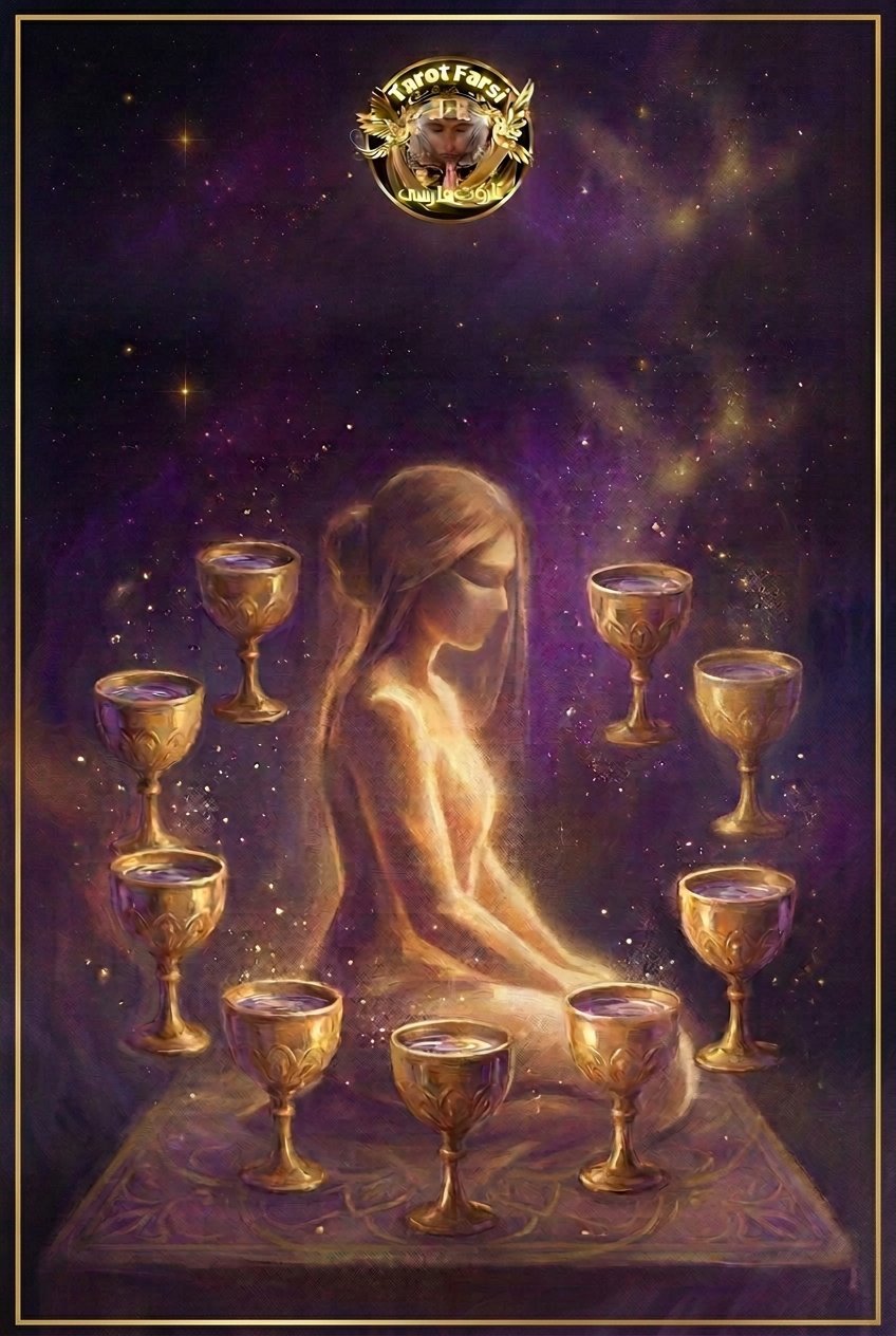 Nine of Cups tarot card