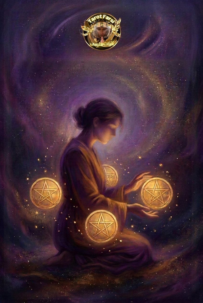 Four of Pentacles tarot card