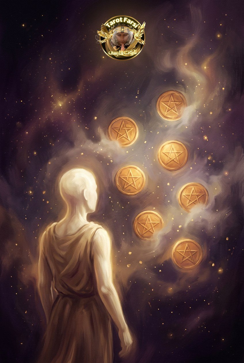 Seven of Pentacles tarot card
